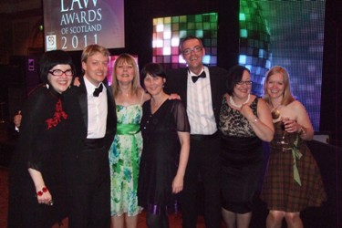 Inksters Staff and Guests at Law Awards of Scotland 2011